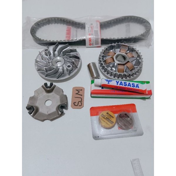 Paket cvt Rumah Roller+ kipas Roller dan lem prpak Mio j.mio Gt 115.Xride (54P