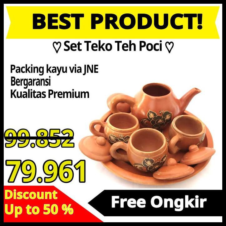 Jual Set Teko Teh Poci Tanah Liat Kualitas Premium Shopee Indonesia 6354