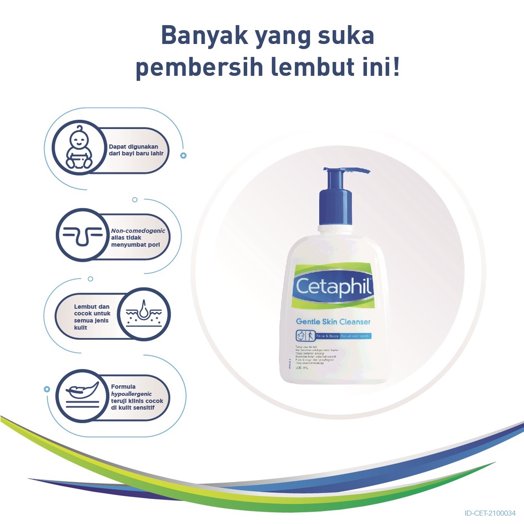 RADYSA - Cetaphil Gentle Skin Cleanser 500ml Sabun Pembersih Muka untuk Skin Care Cocok Untuk Segala Jenis Kulit