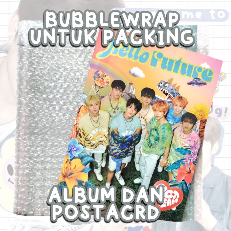 Bubblewrap Packing Album atau Postcard [TANPA MINIMAL PEMBELIAN]