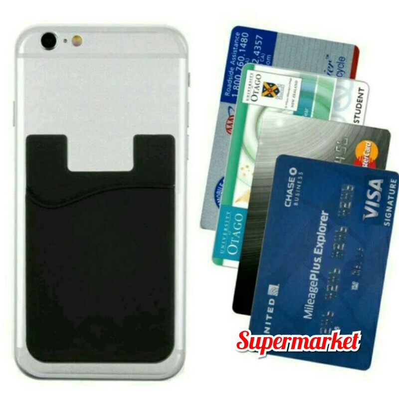 Silicon Card Holder Kartu Silicon Menyimpan kartu