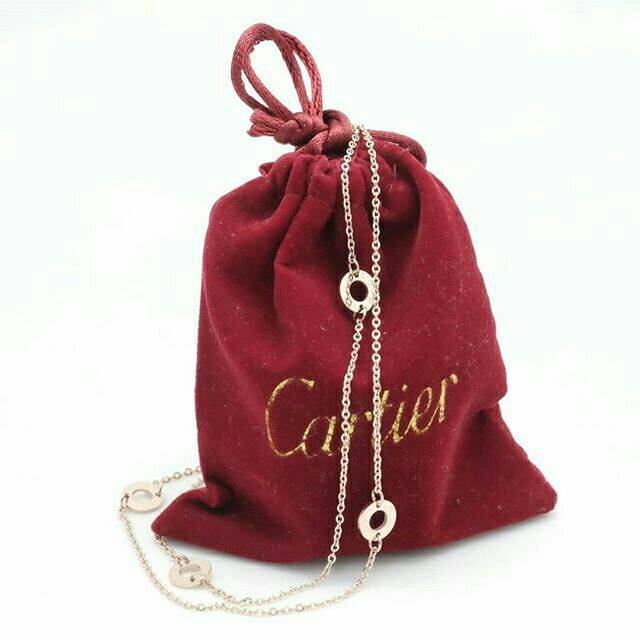 Gelang Kaki Cartier280 Bahan Titanium/ Stainless Steel PREMIUM QUALITY Anti Karat Anti Hitam