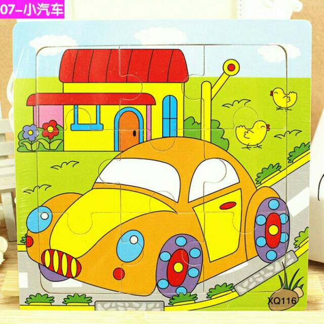 Puzzle Kayu Gambar Tpg 1 Puzzle Sederhana Puzzle Bergambar Shopee Indonesia