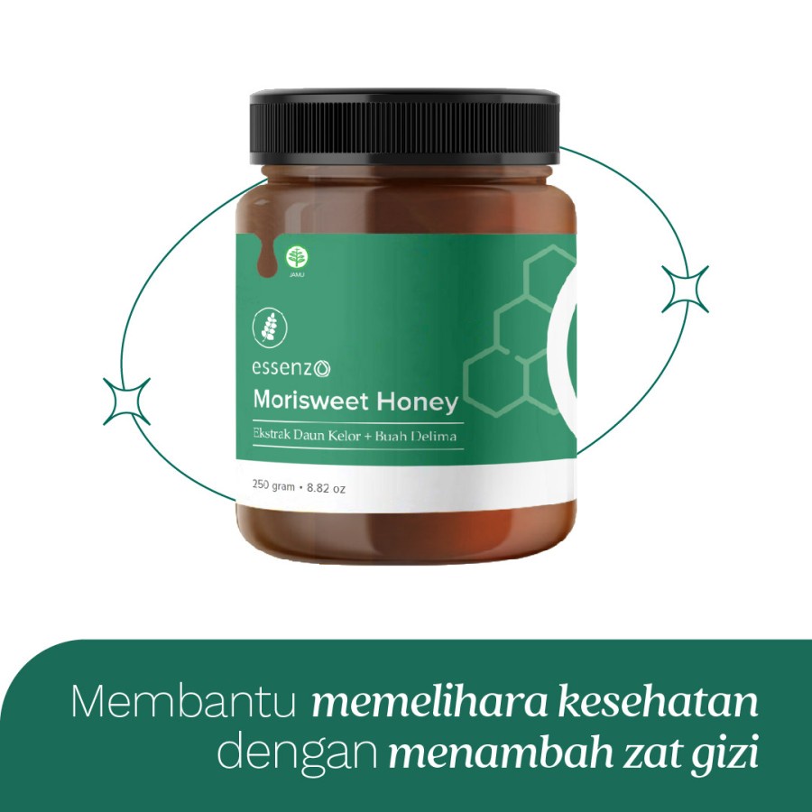 

Essenzo Morisweet Honey - Madu Fungsional dengan Manfaat Daun Kelor (Moringa)