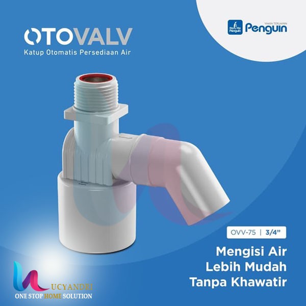 Pelampung Otomatis Otovalv Penguin (Vertikal) ukuran ¾ Inch