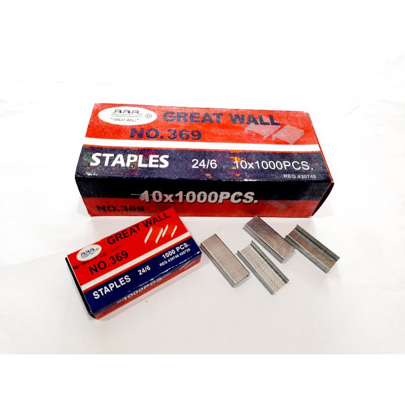 STAPLES GREATWALL NO. 369 ISI 1000 PCS