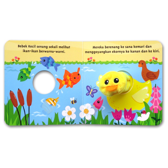 [Igloo Books] Bebek Kecil Finger Puppet Story Board Book (Bebek Kecil & Elephant)-3