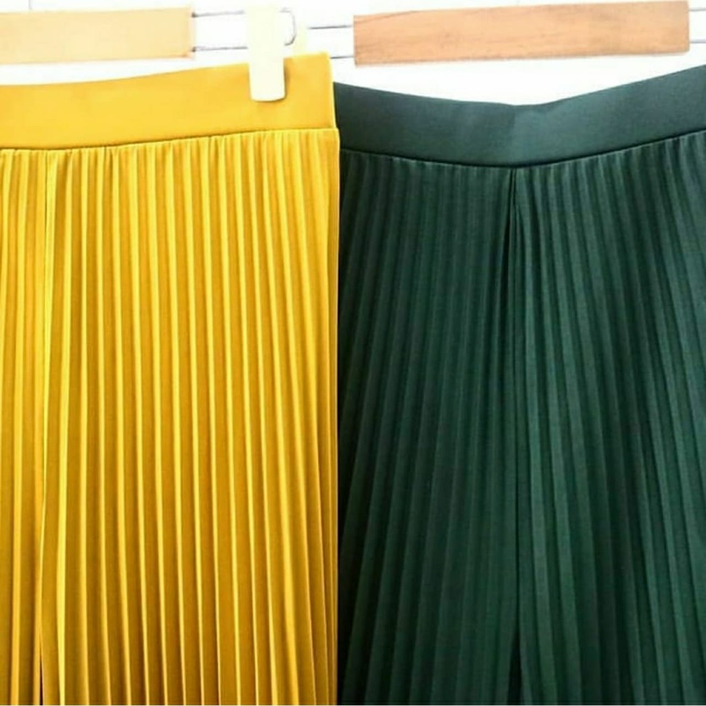 JUMBO KULOT PLISKET / CELANA PANJANG PRISKET WANITA