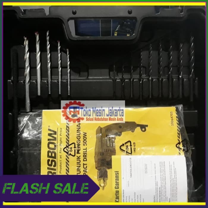 KRISBOW impact Drill Set Bor Listrik 21 pcs