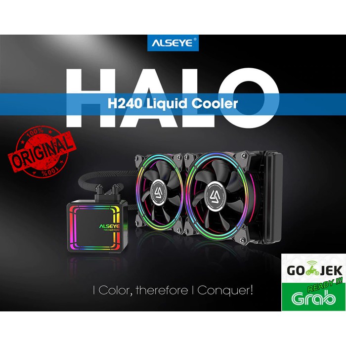 Alseye HALO H240 RGB Liquid Cooler Fan Processor