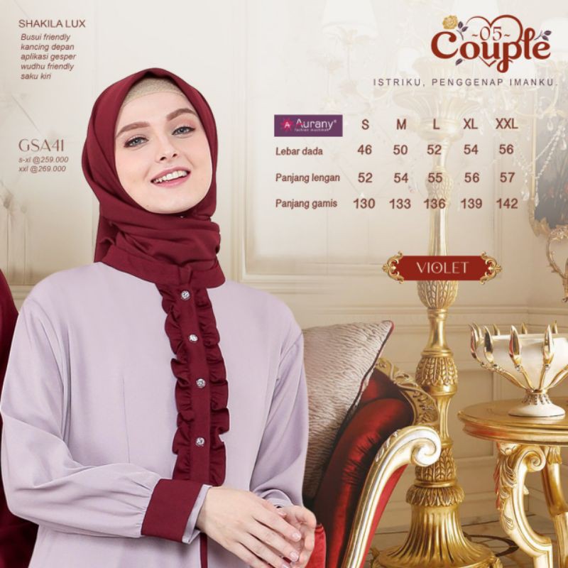 Aurany Gamis Couple Terbaru 2021 AK 05 &amp; GSA 41