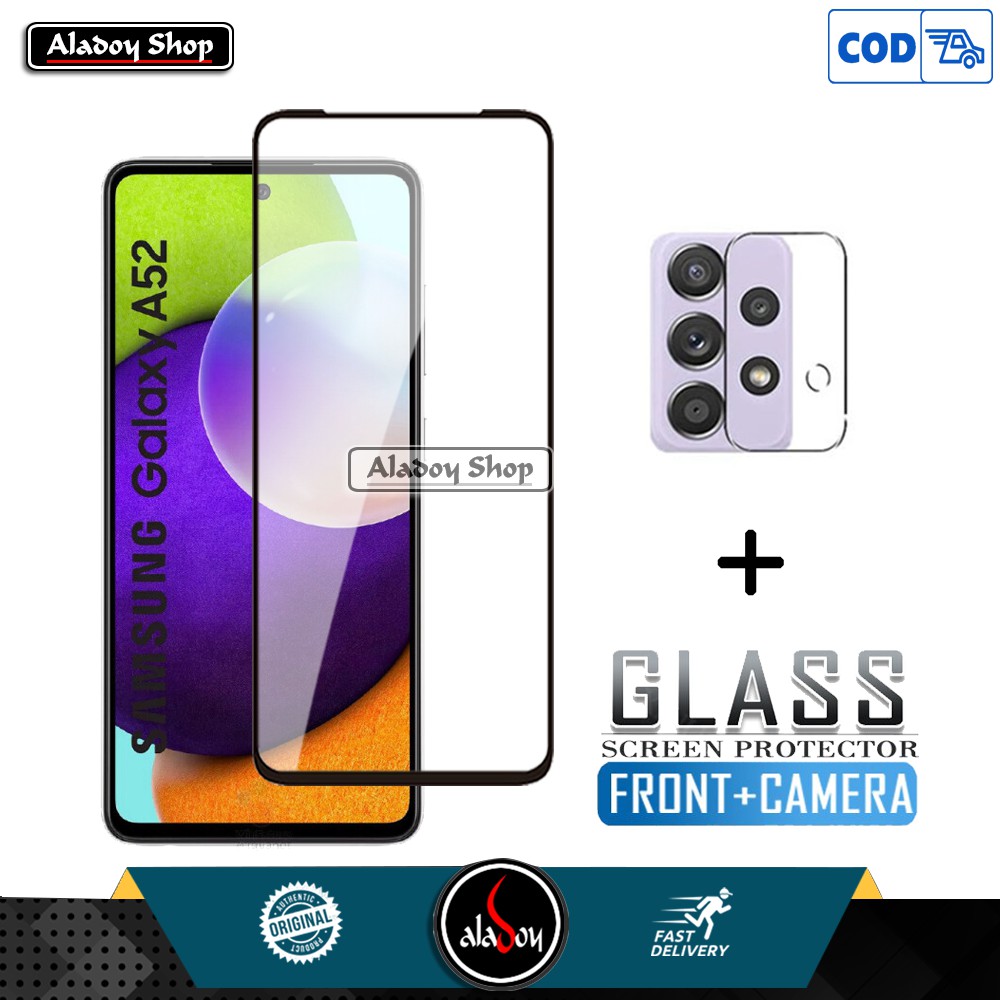 PAKET Tempered Glass Samsung A52 2021 + Tempered Glass Camera