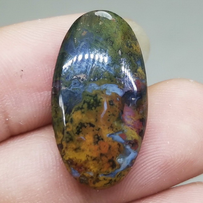 Batu Akik Asli Pancawarna Klawing Asli Jasper