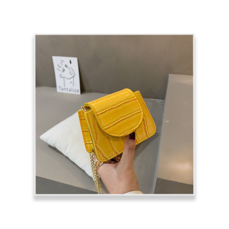 Paling Murah Tas Selempang Wanita Alya_Vintage Sling Bag Croco Mini