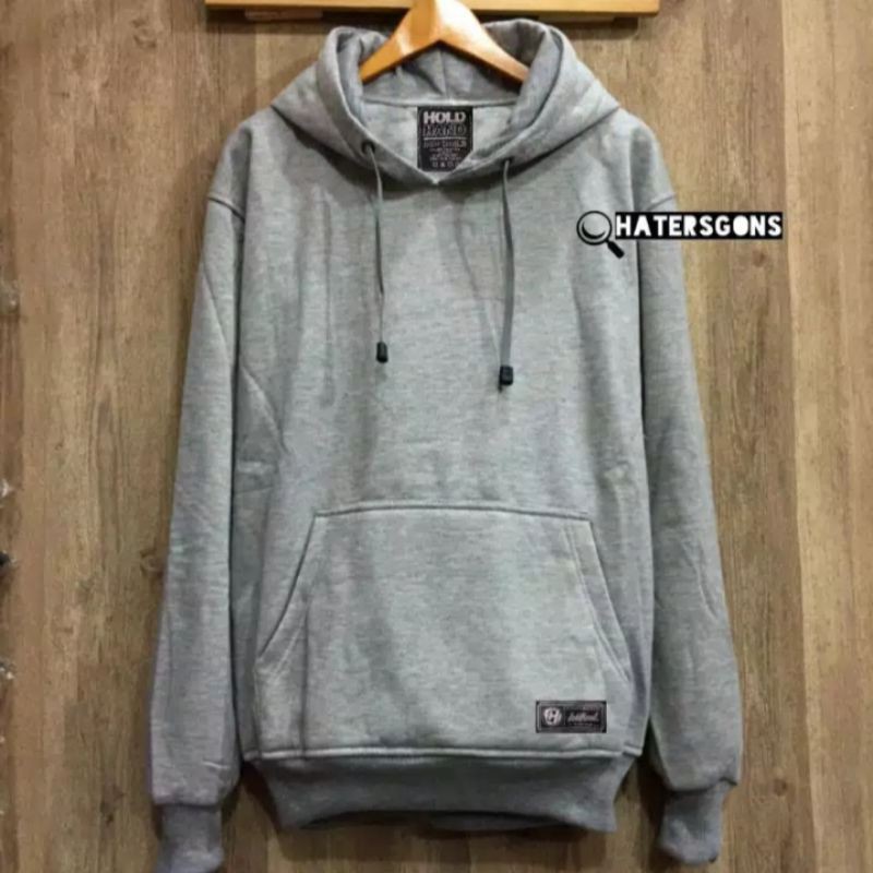 promo jaket hoodie polos bahan tebal Berkualitas size:L,XL,XXL