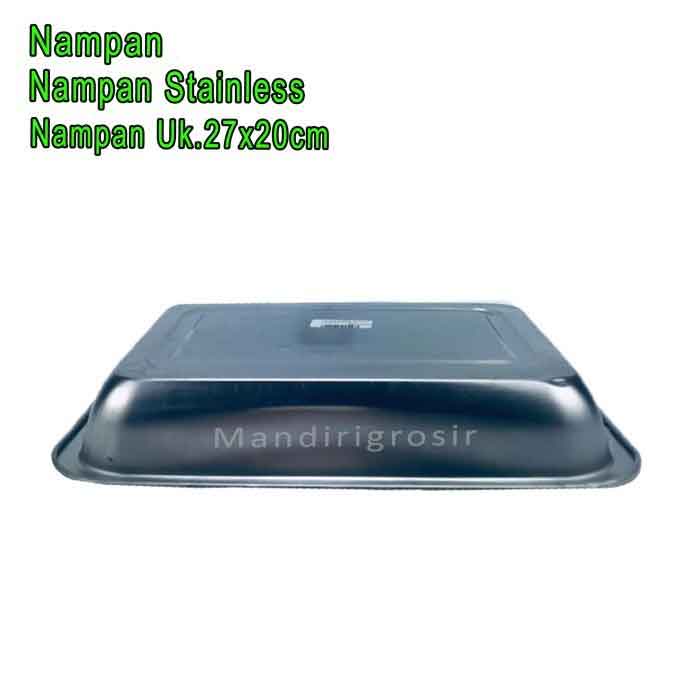 Nampan Stainless * Nampan * Nampan Serbaguna * Uk.27x20cm