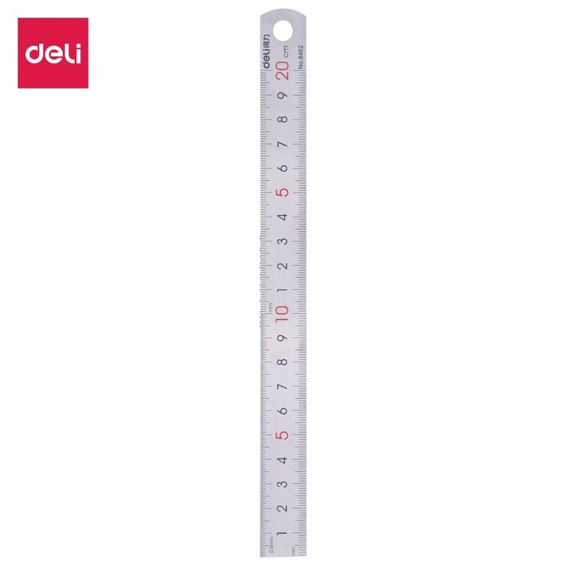 

Penggaris Besi Deli-Mistar -Steel Ruler-Drafting 20cm E8462