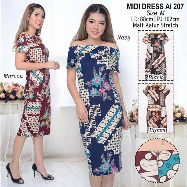 DRESS BATIK AI 207