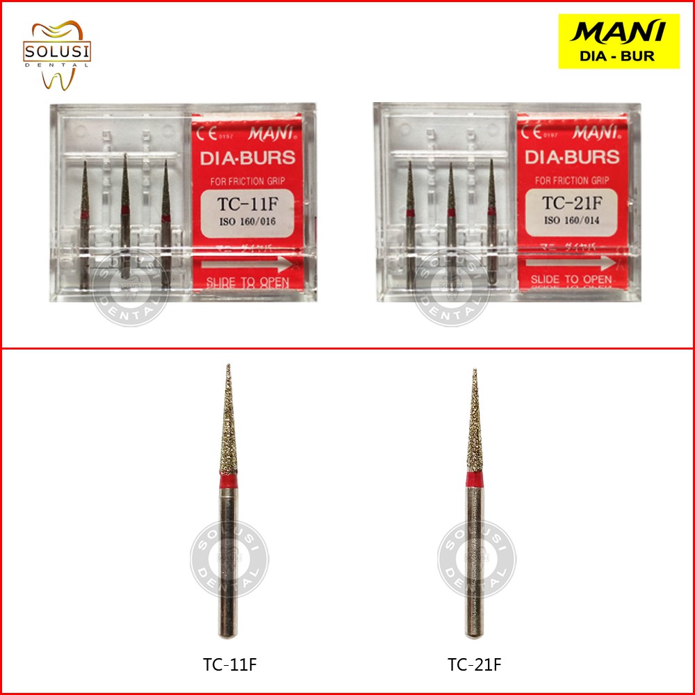 Bur Mani Diamond Fine Type TC bur highspeed