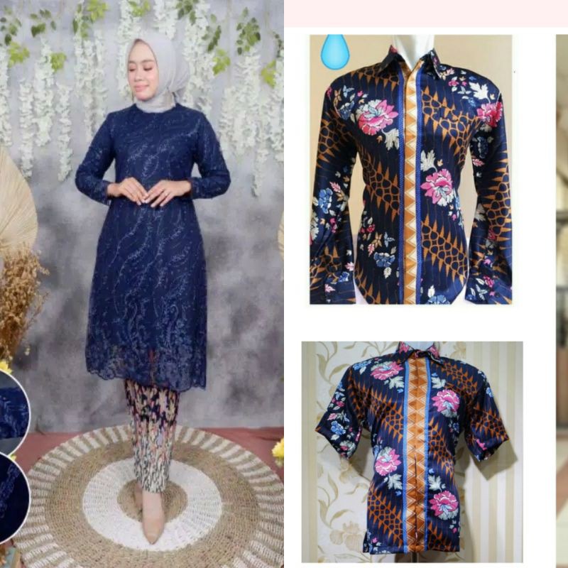 REALPICT kebaya couple/kebaya ibu bapak/seragam kebaya