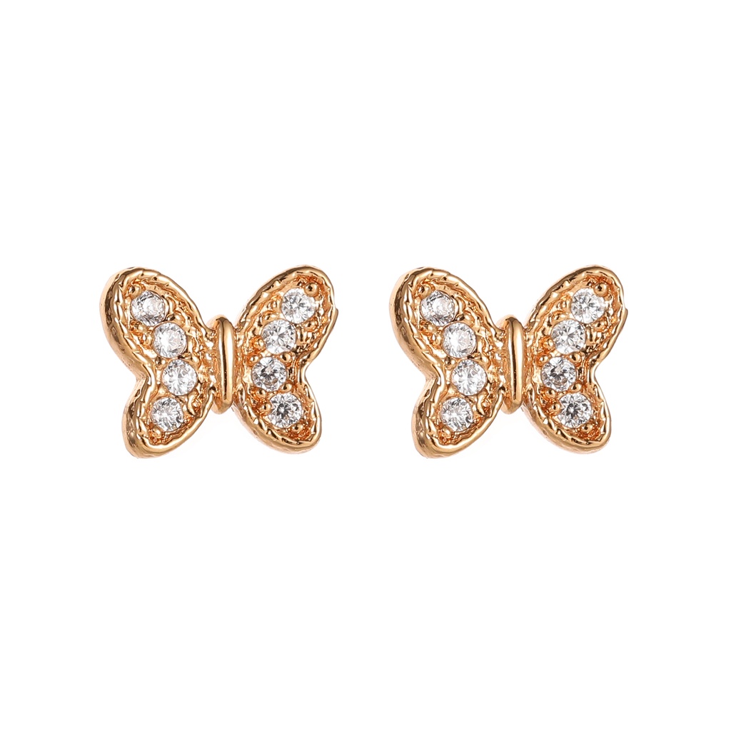 ♥✅COD✨Titanium Set Perhiasan Anak Perempuan Satu Set Kalung Cincin Gelang Anting D463