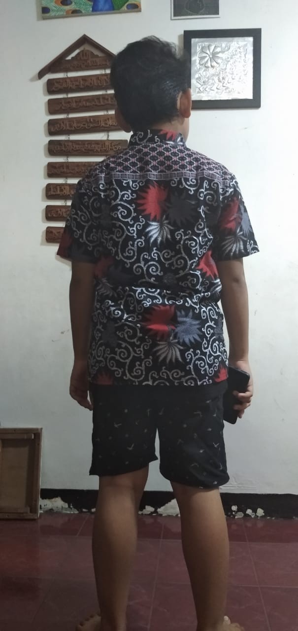Kemeja Batik Lengan Pendek Anak Cowok Baju Batik Anak Cowok Batik Anak Laki Laki