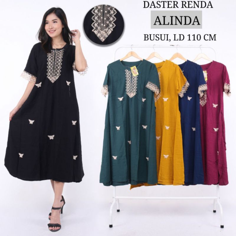 DASTER RENDA ALINDA BATIK PEKALONGAN ARAB DASTER BUSUI KEKINIAN MODERN RENDA TERBARU 2020