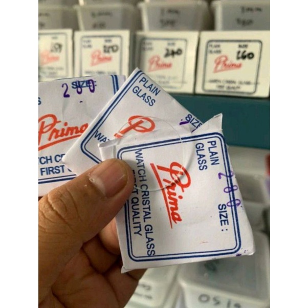 Kaca jam tangan tebal 1mm