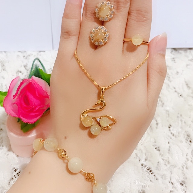 set rambut sedana gelang rantai xuping asli 88