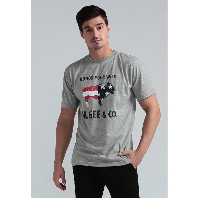 M.Gee - Kaos Oblong - Cabin C002 Light Grey