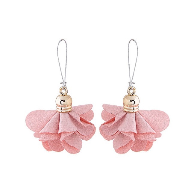 LRC Anting Gantung  Fashion Flower Shape Decorated A5081X