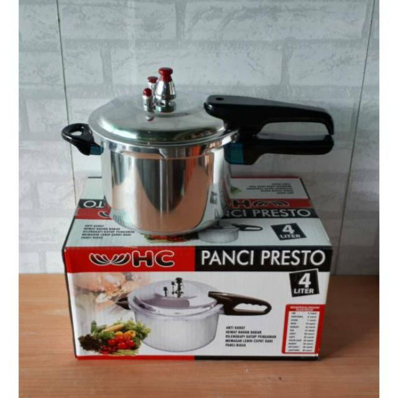 (2kg) Presto 4 literHC/jagoo/TD panci presto kecil