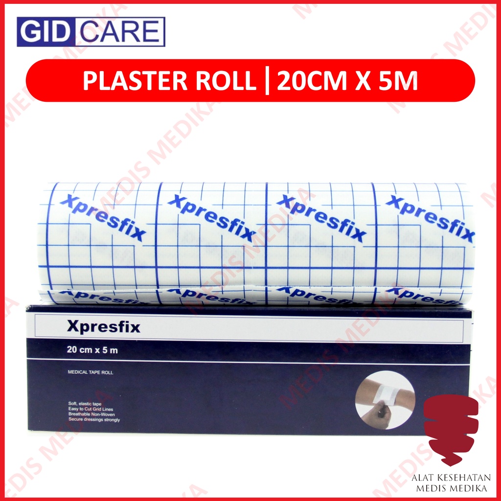 Xpresfix Non-Woven 20x500cm GID Care p3k Plester Luka Adhesive Tape Roll