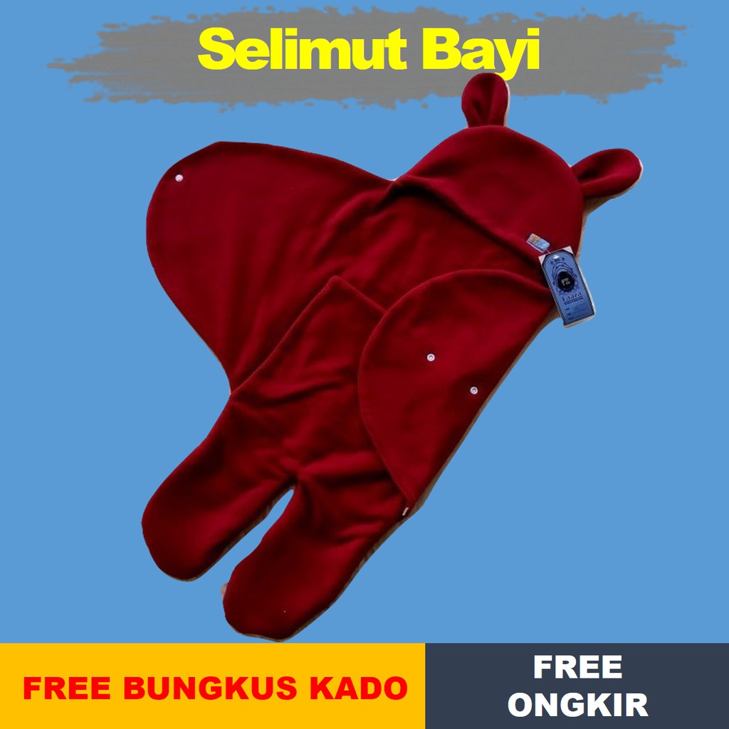 SELIMUT BAYI TEBAL LEMBUT BABY BLANKET KADO HADIAH LAHIRAN WARNA