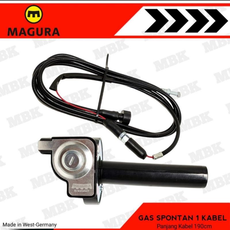 gas spontan magura original 190 cm panjang kabel mio vega jupiter king ninja vixion dll