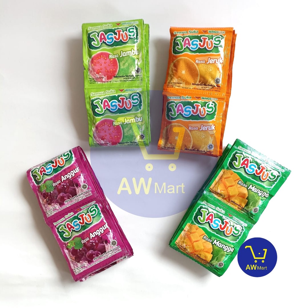 JAS JUS RENCENG ( 7GRAM X 10 SACHET ) MINUMAN SERBUK INSTAN - ALL VARIAN