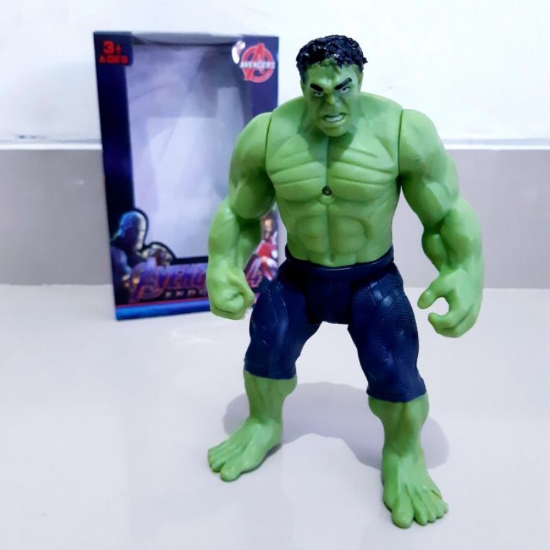 Action Figure Hulk Avengers - Miniatur Figur Karakter Marvel Tokoh