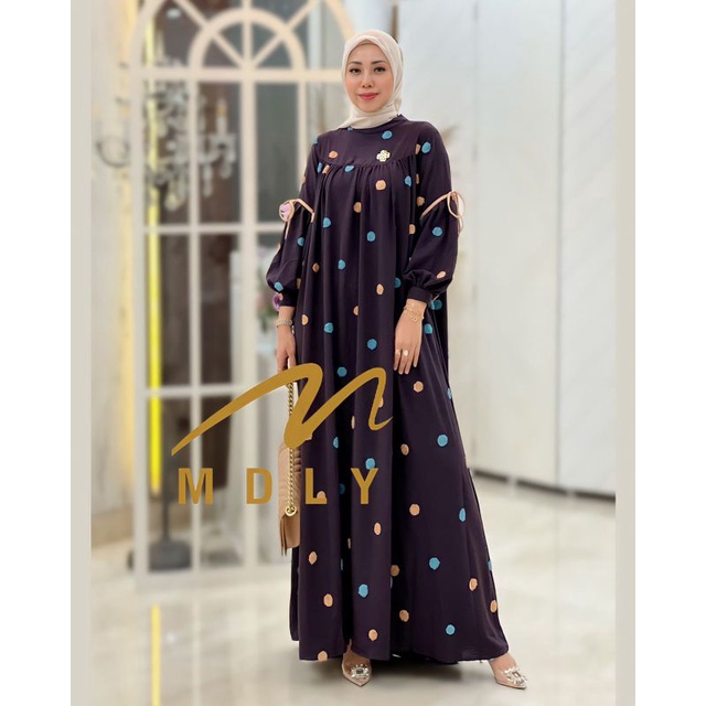 Gamis Dress/home dress Wanita Terbaru Amena Dress By Mdly 3243