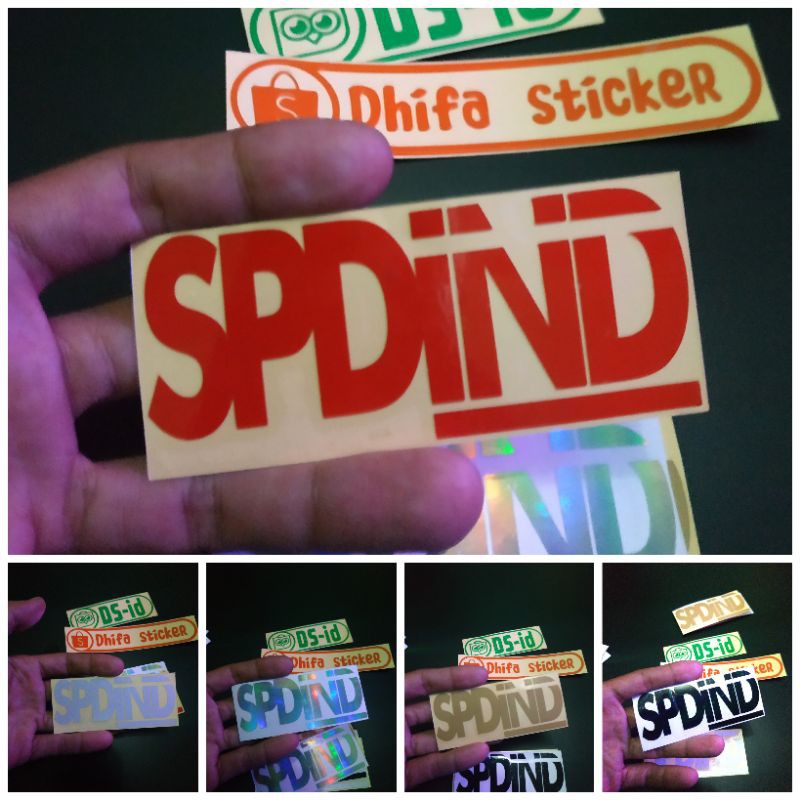 

sticker SPEEDING indonesia SPDIND cutting