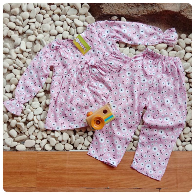 PILIH MOTIF Setelan Anak Perempuan ALMEERA 1-4 tahun  Setelan Anak Rayon Premium Beuzee