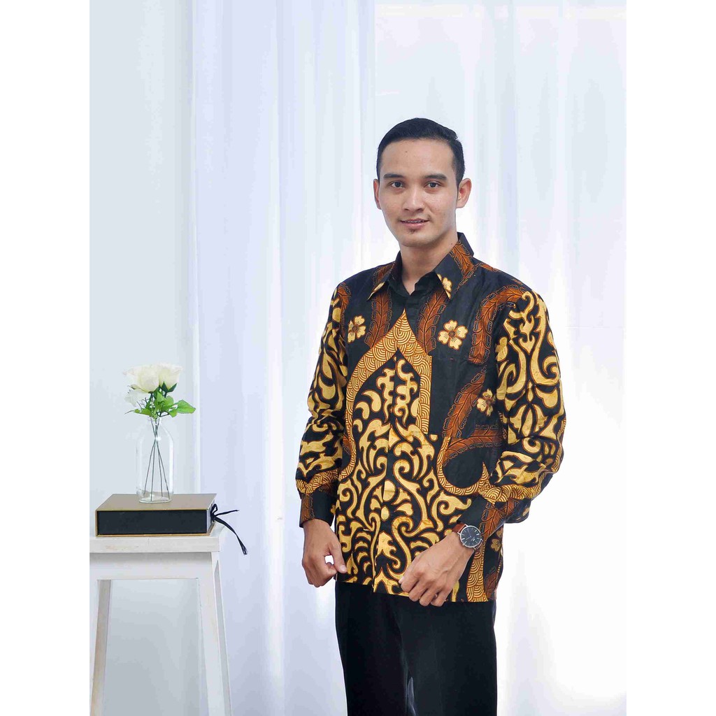 Desain Baju  Batik  Remaja  Lengan  Panjang  Pria  Klopdesain