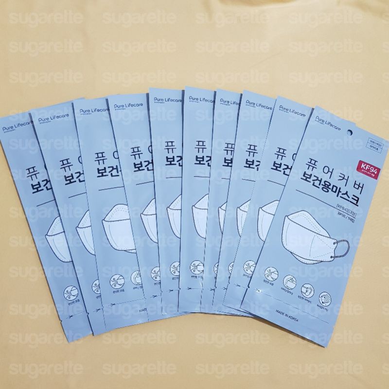[READY STOCK] KF94 Mask Pure Lifecare (White) || Masker KF94 (Putih) Made in Korea