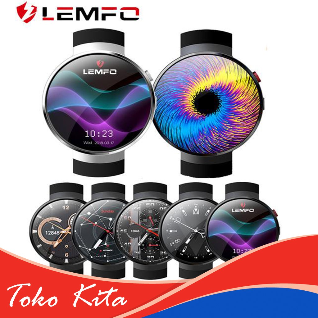 Lemfo LEM7 Smartwatch Upgrade Proccesor 4G LTE 16G Android 7.0 AMOLED GPS