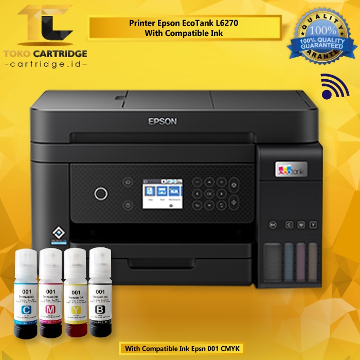 Printer Epson EcoTank L6270 L 6270 l6270  A4 Wi-Fi Duplex All In One Pengganti L6170