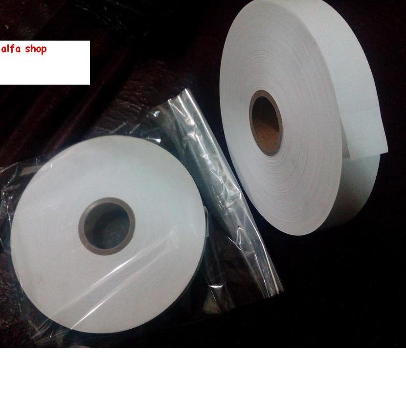 

D06WL☛ Tren .Pita Laundry roll kain kertas 1" inch (25 mm) penanda (marker) tag gun / pita label mer