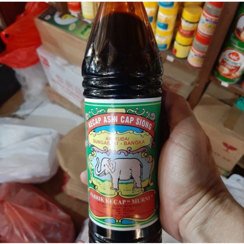 

Kecap Asin Bangka Cap Gajah 600ml