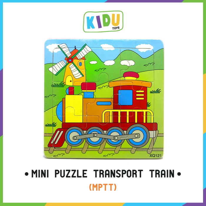 Mainan Anak Mini Puzzle Transport Kidu Toys