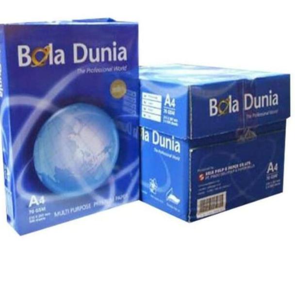 

Diskon Dasyat Kertas HVS BOLA DUNIA A4 - 70 gram