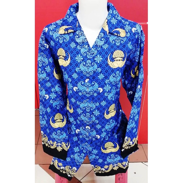 seragam batik KORPRI wanita baru 2022 / seragam batik PGRI wanita /seragam korpri pns wanita / kemej