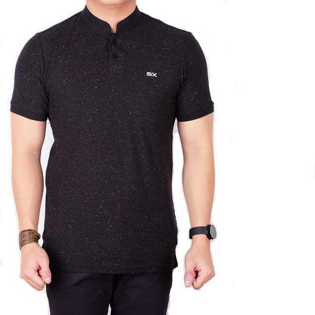  baju kaos kerah polos hitam  pendek polo  shirt polos  